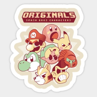 Originals Smash Characters Sticker